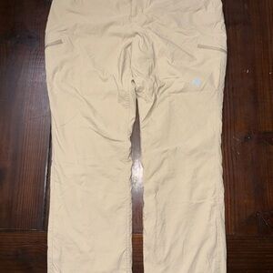 Eddie Bauer First Ascent Tan fleece lined pants Women's 16